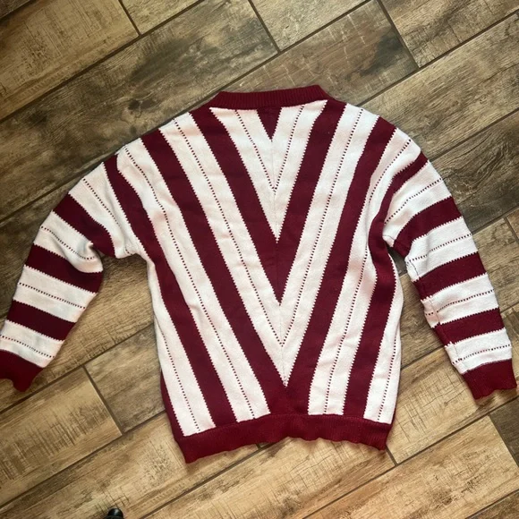 PRETTYGARDEN Women's Fashion Long Sleeve Striped Color Block Knitted Sweater - Picture 2 of 8